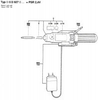 Bosch 0 603 927 042 PSR 2,4 V Cordless Screw Driver 2.4 V / GB Spare Parts PSR2,4V